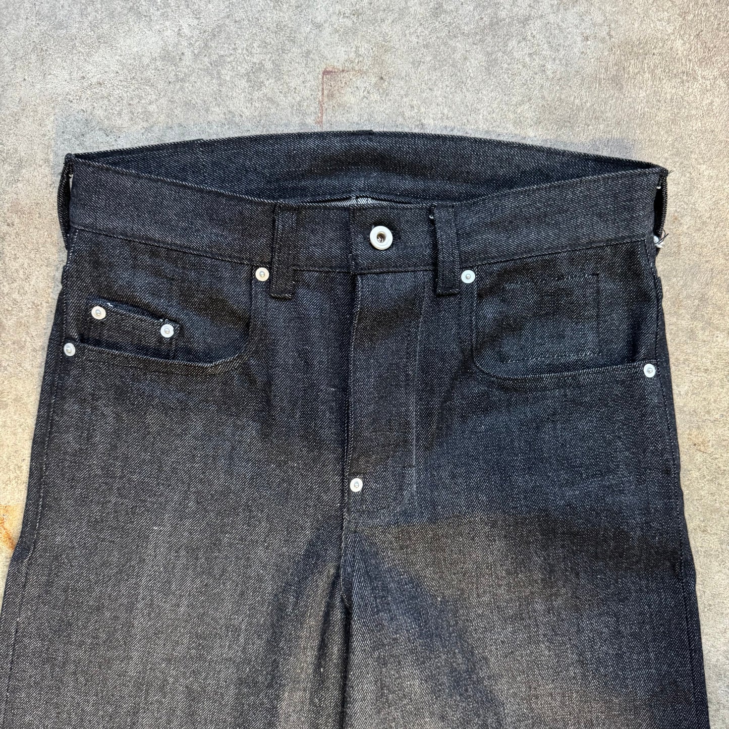 Black 13oz Selvedge Denim 1/1 (3)