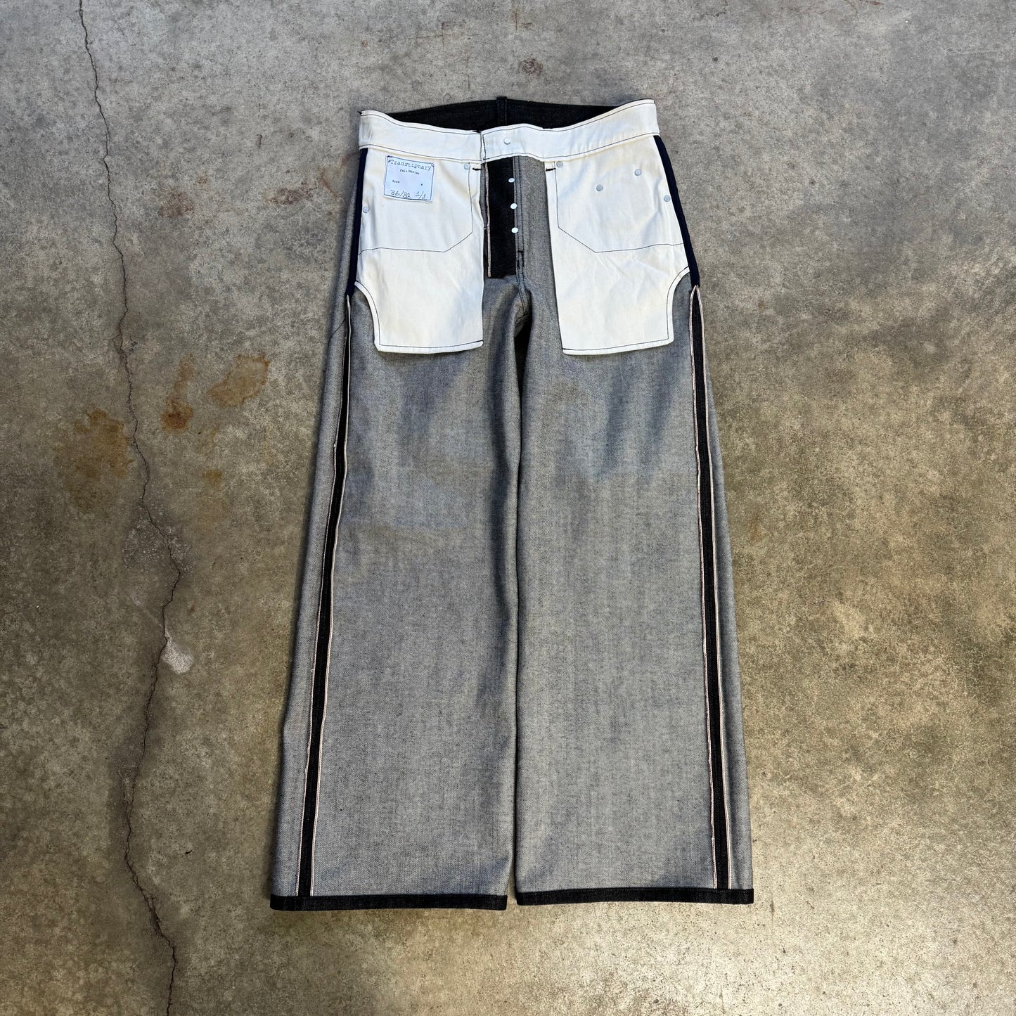 Black 13oz Selvedge Denim 1/1 (1)
