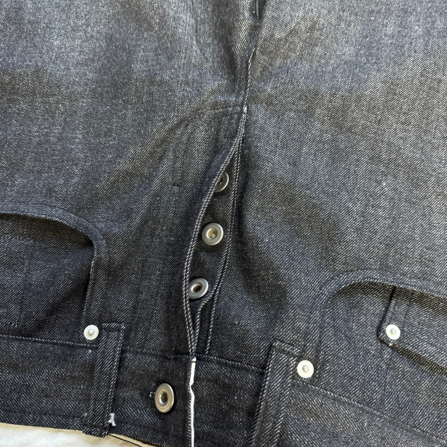 Black 13oz Selvedge Denim 1/1 (1)