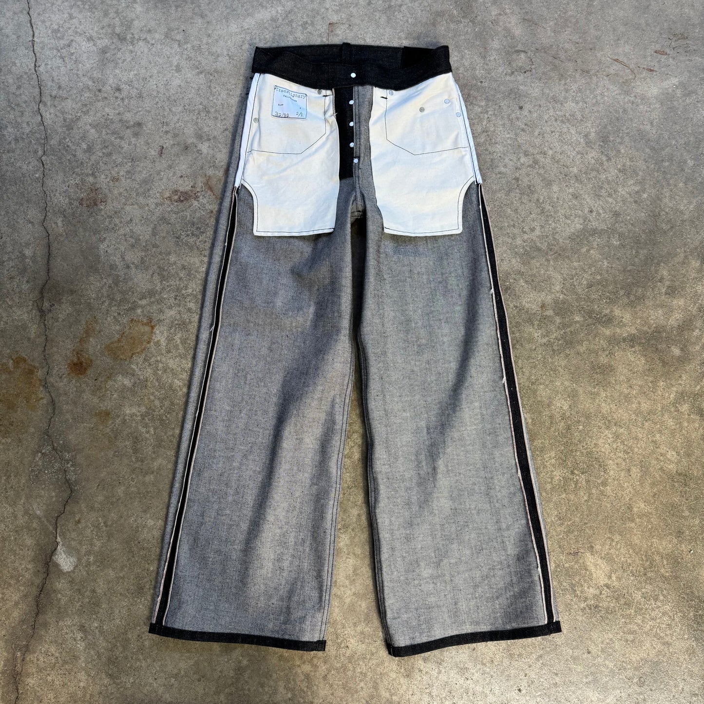 Black 13oz Selvedge Denim 1/1 (3)