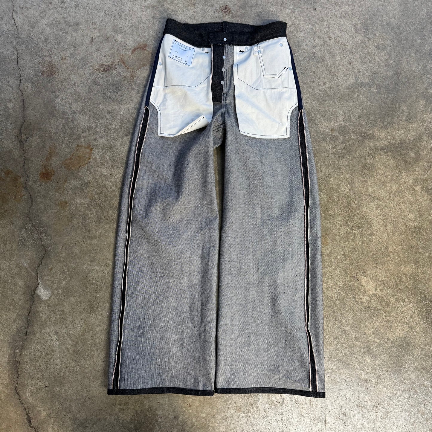 (Black 13oz Selvedge Denim 1/1 (4)