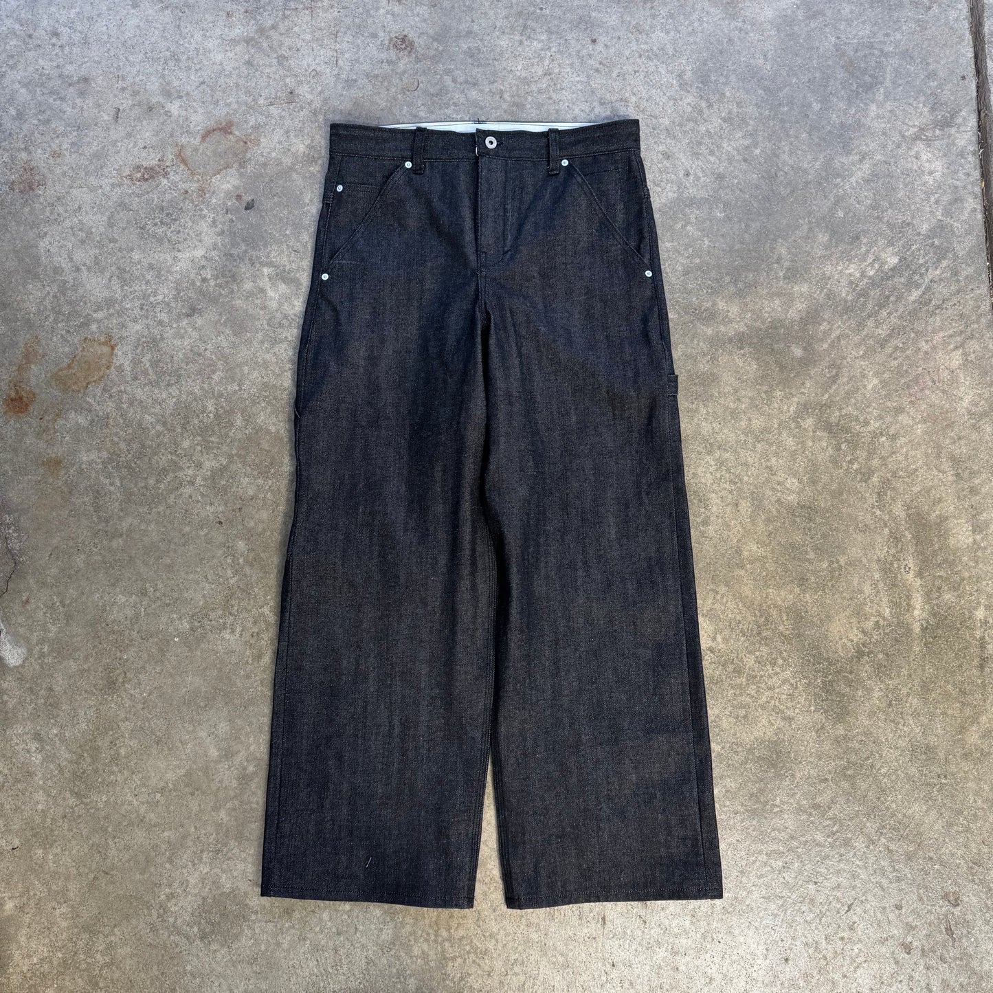 Black 13oz Selvedge Denim 1/1 (2)