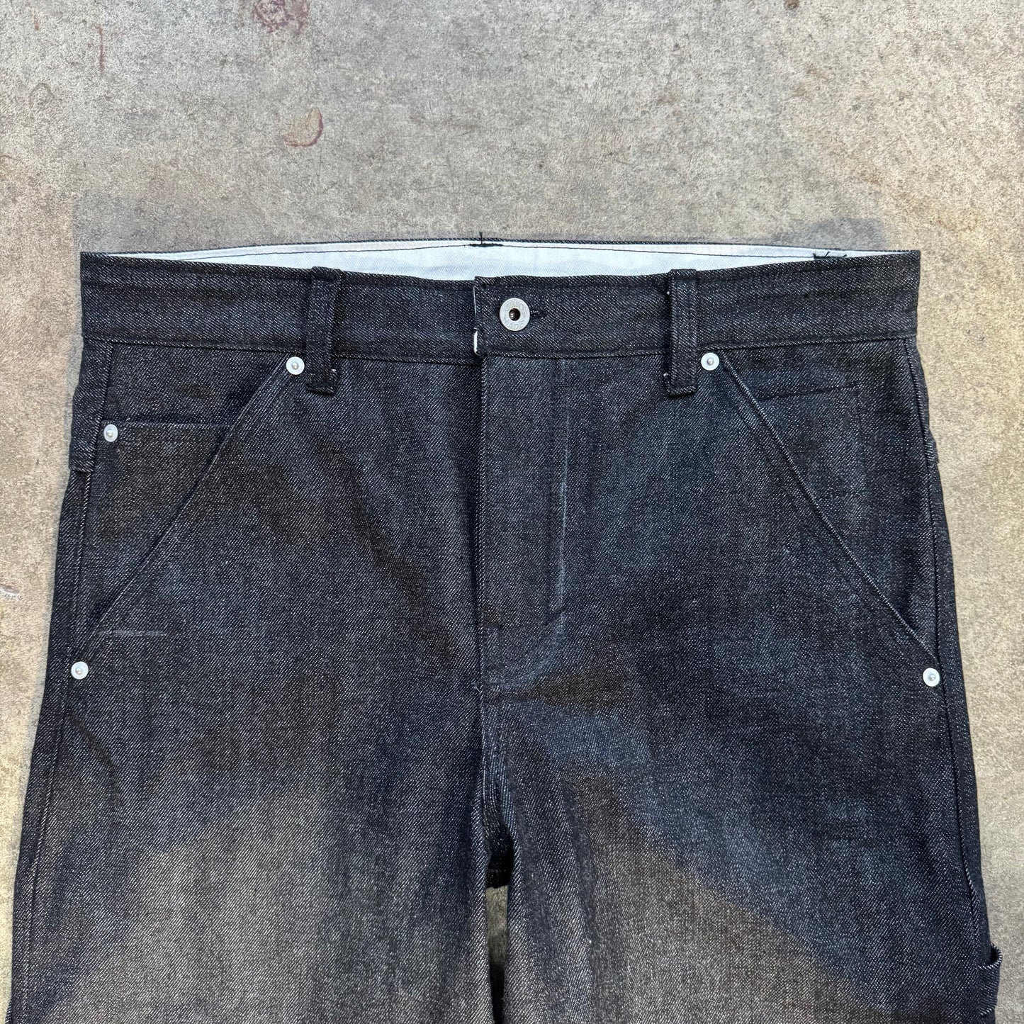 Black 13oz Selvedge Denim 1/1 (2)