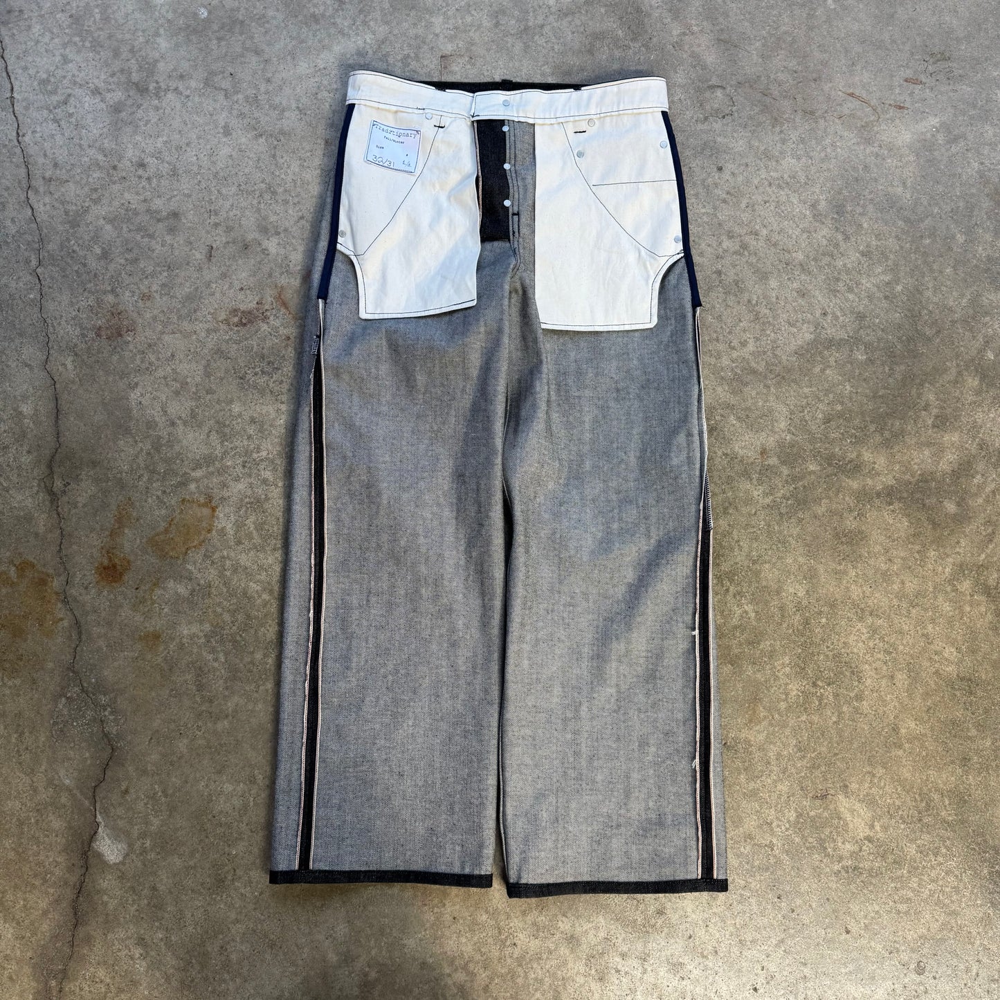 Black 13oz Selvedge Denim 1/1 (2)